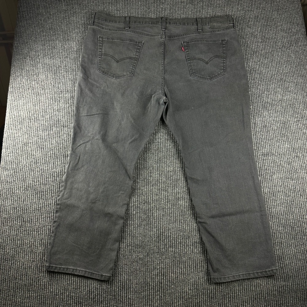 Levis 541 Athletic Taper Mens Gray Jeans 48x28 Charcoal 18757-0019